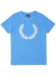 голубая футболка фред перри